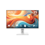 MSI Pro MP251W E14A 24.5" IPS 144Hz FHD 1920x1080 1ms (MPRT) / 4ms (GTG) Business Productivity Monitor With Tilt Adjustment (White)