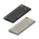 Nuphy Node75 Low-Profile | Blush Nano Keyboard ( Gray / White )