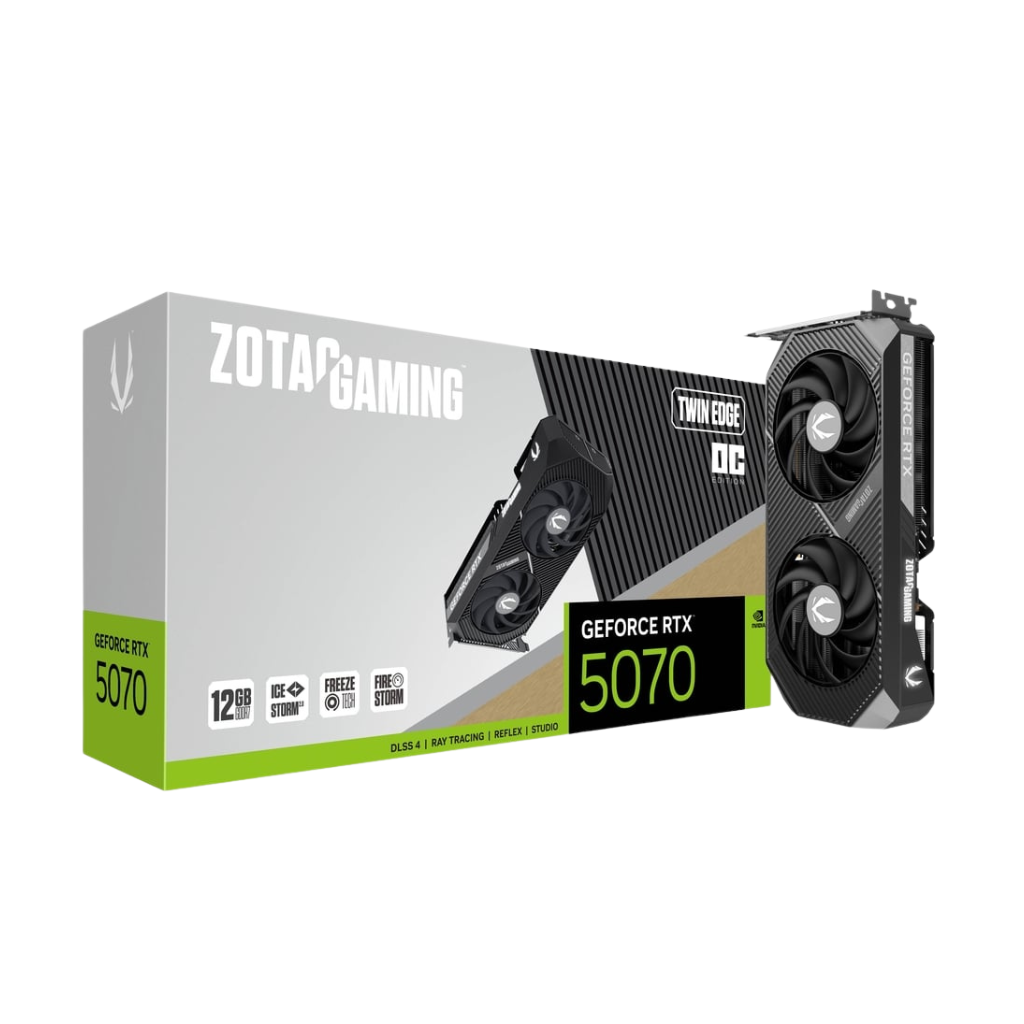Zotac RTX 5070 Twin Edge OC 12GB GDDR7 Graphics Card ZT-B50700H-10P