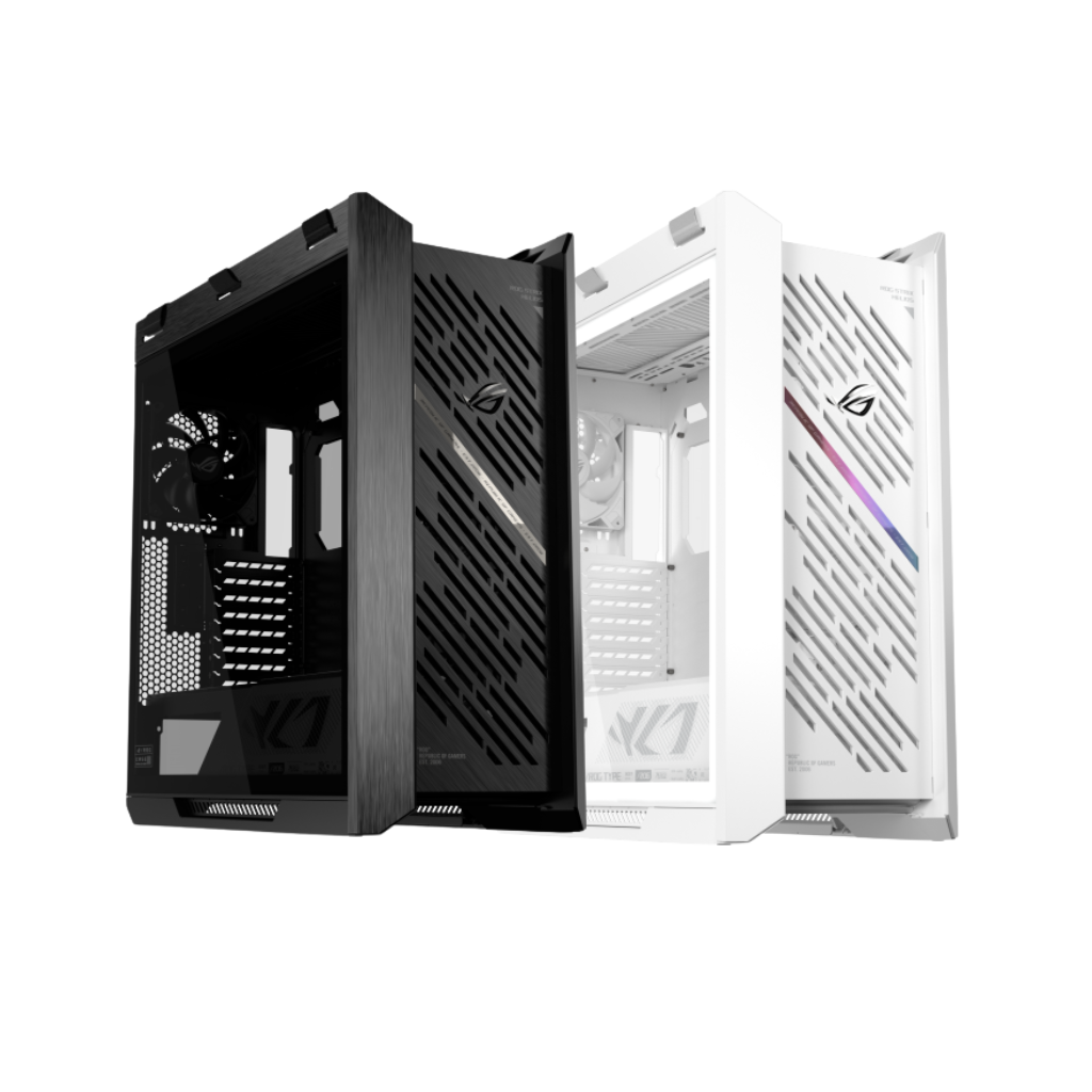 Asus ROG Strix Helios II GX601S EATX Mid-Tower PC Gaming Case with Dual Tempered Glass Side Panels (Black | White)