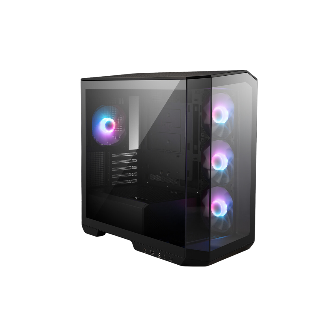 MSI MAG PANO M100R PZ Mid Tower Case (4*120mm ARGB Fans)