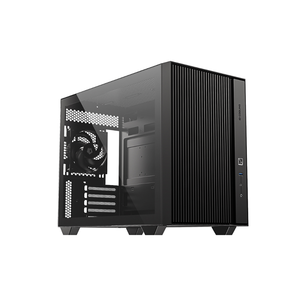 ID Cooling FLOW 500 AIR Black mATX Compact TG Case