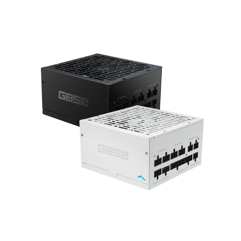 Sama G850 Gold 850W 80+ ATX 3.1 PCIe 5.1 Ready Fully Modular Power Supply with Braided Pattern Cables ( Black G0850-BKGFF001-US |  White G0850-WHGFF001-US )