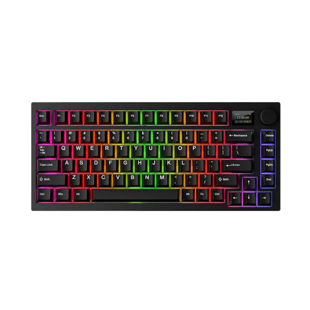 Tecware Spectre Evo 75 BLACK LCD 3-Mode Gaming Keyboard ( Switch: Purple Tactile | Blue Linear )