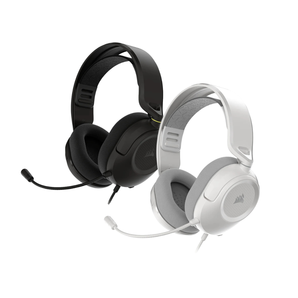 Corsair HS35 V3 Stereo Wired Gaming Headset ( Carbon CA-9011399-WW | White CA-9011400-WW )