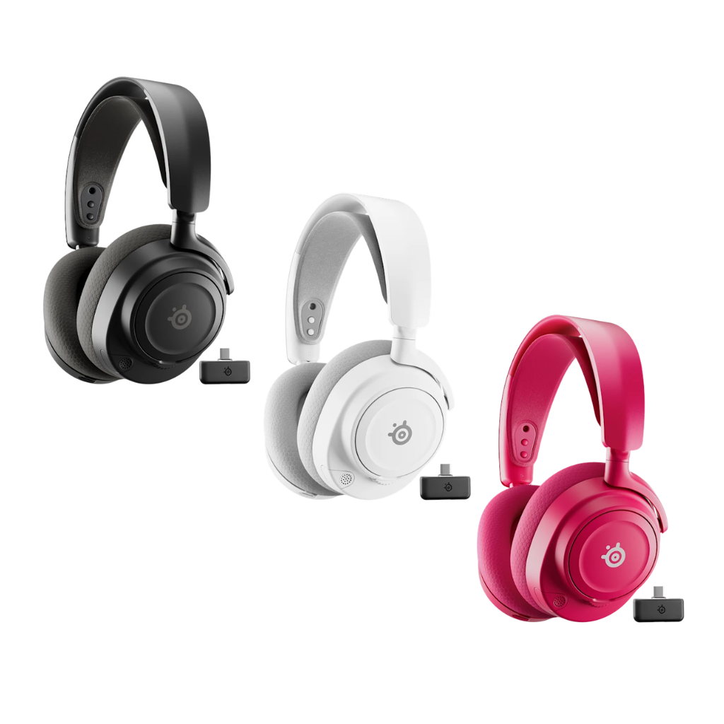 SteelSeries Arctis Nova 7 Gen 2 Wireless Gaming Headset for PC (Black 61730 | White 61731 | Magenta 61732)
