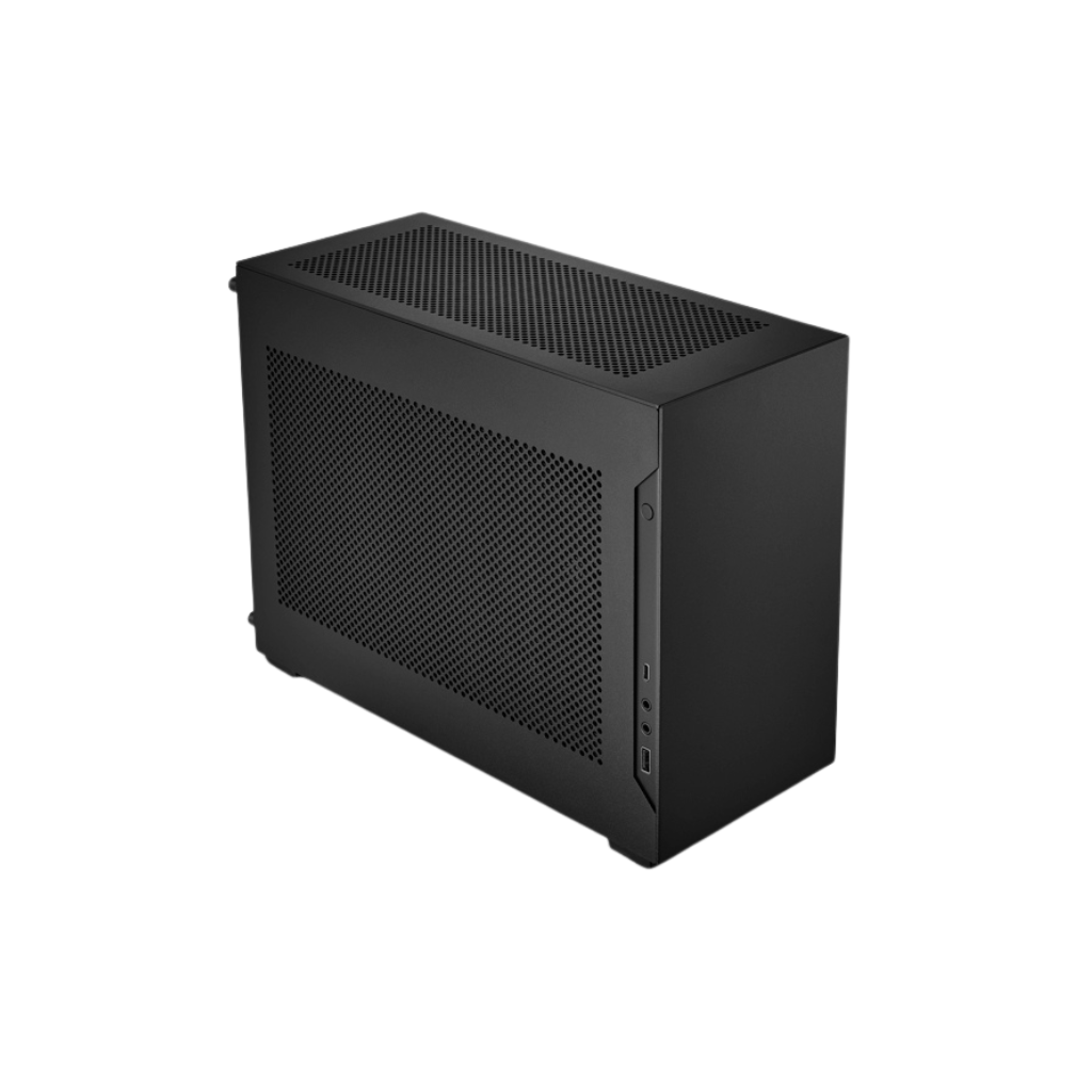 Lian Li A4-H2O w/ PCIe5 BLACK Aluminum Mini-ITX Case A4H2OX5