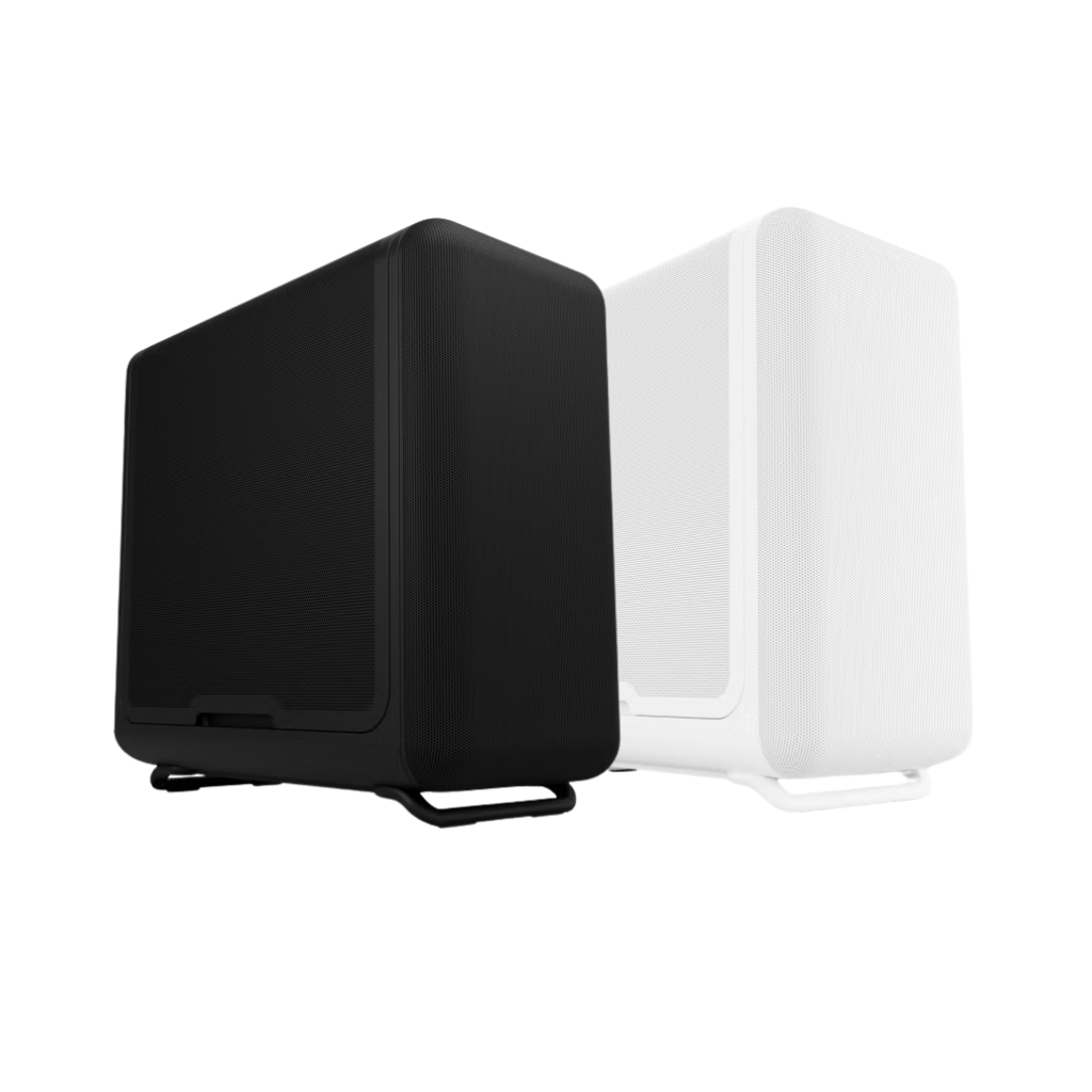 Hyte X50 Air Full-Coverage Micro-Mesh ATX Mid-Tower Modern Performance PC Case (Pitch Black | Snow White)