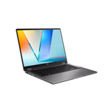 ASUS Vivobook 14 Flip TP3407SA-SG167WSM Laptop (Matte Gray) | 14" WUXGA 1920x1200 OLED | Core Ultra 5 226V | 16GB RAM | 512GB SSD | Intel Arc Graphics | Windows 11 Home | MS Office Home 2024 + MS 365 Basic | ASUS Backpack
