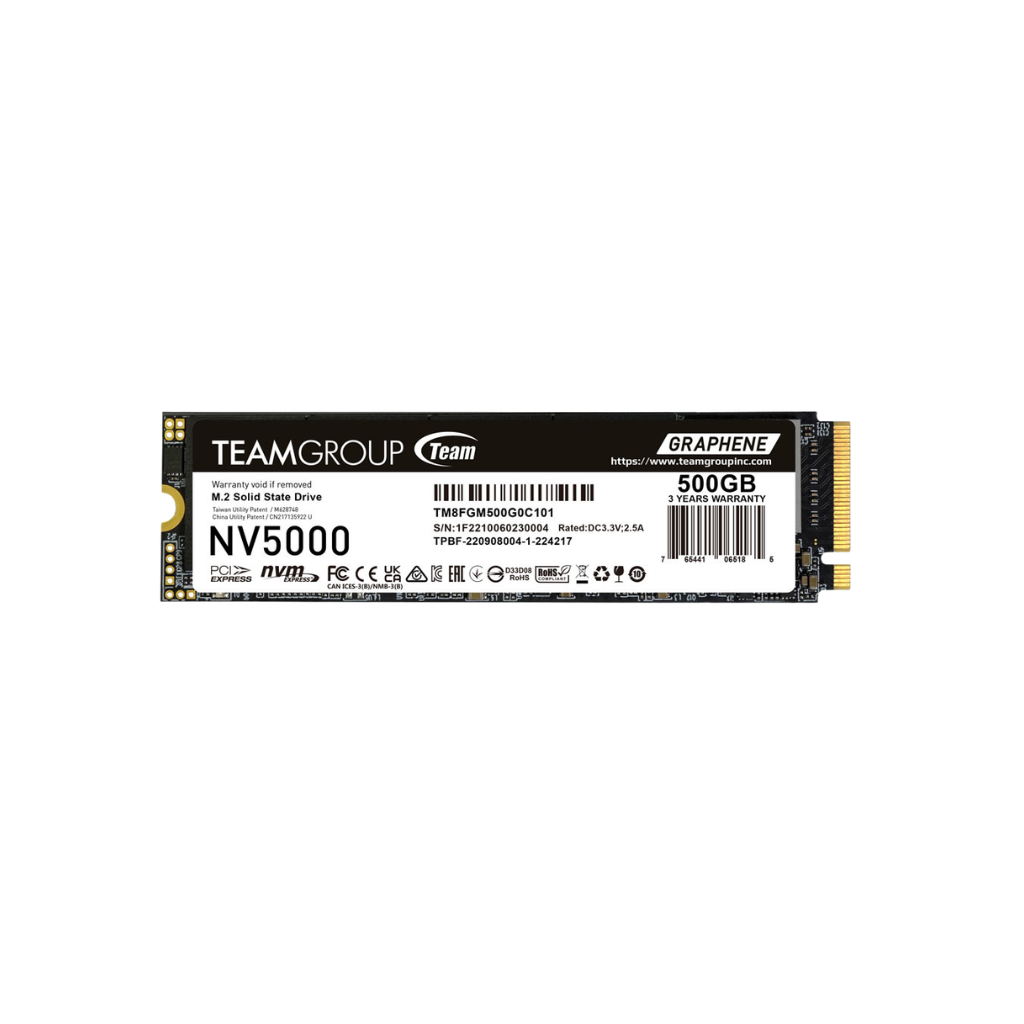 TeamGroup NV5000 500GB M.2 PCIe 4.0 x4 SSD TM8FGM500G0C101