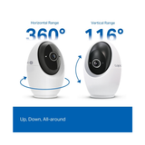 TP-Link Tapo C260 4K 8MP Ultra HD Indoor 360 degrees Pan/Tilt AI Security Cctv IP Wireless WiFi Sale Camera Night Vision Connect to Cellphone with Mic and Speaker