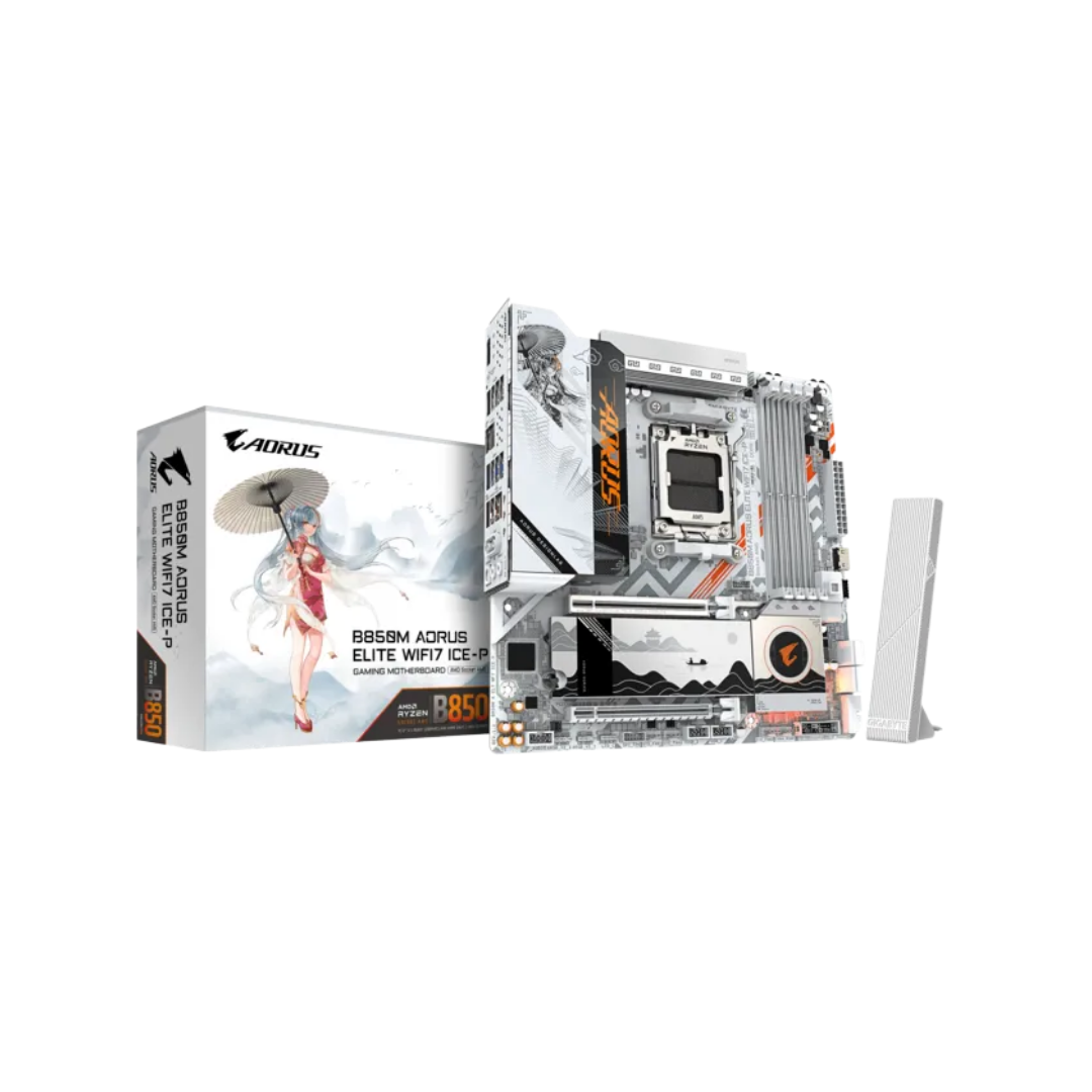 Gigabyte B850M AORUS ELITE WIFI7 ICE-P DDR5 AM5 Motherboard