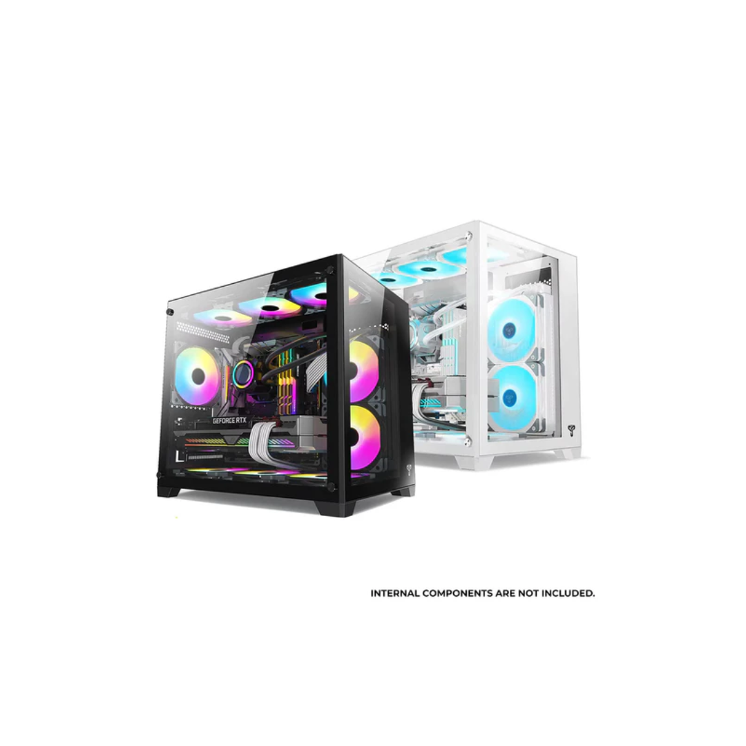 Trendsonic OLAF OL31M Dual Chamber mATX Case w/ 3x120mm Fan