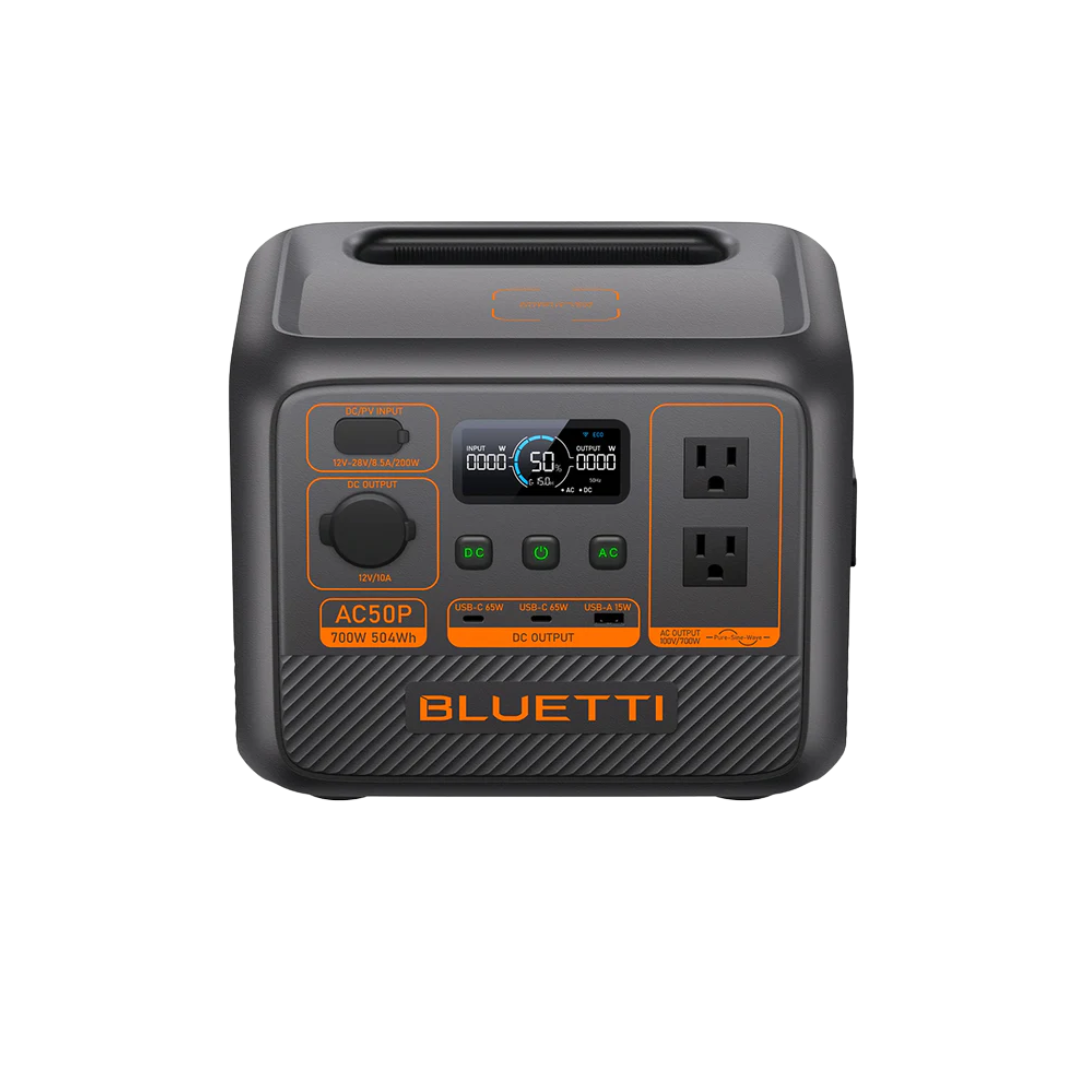 BLUETTI AC50P Portable Power Station | 700W 504Wh