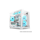 Trendsonic OLAF OL31M Dual Chamber mATX Case w/ 3x120mm Fan