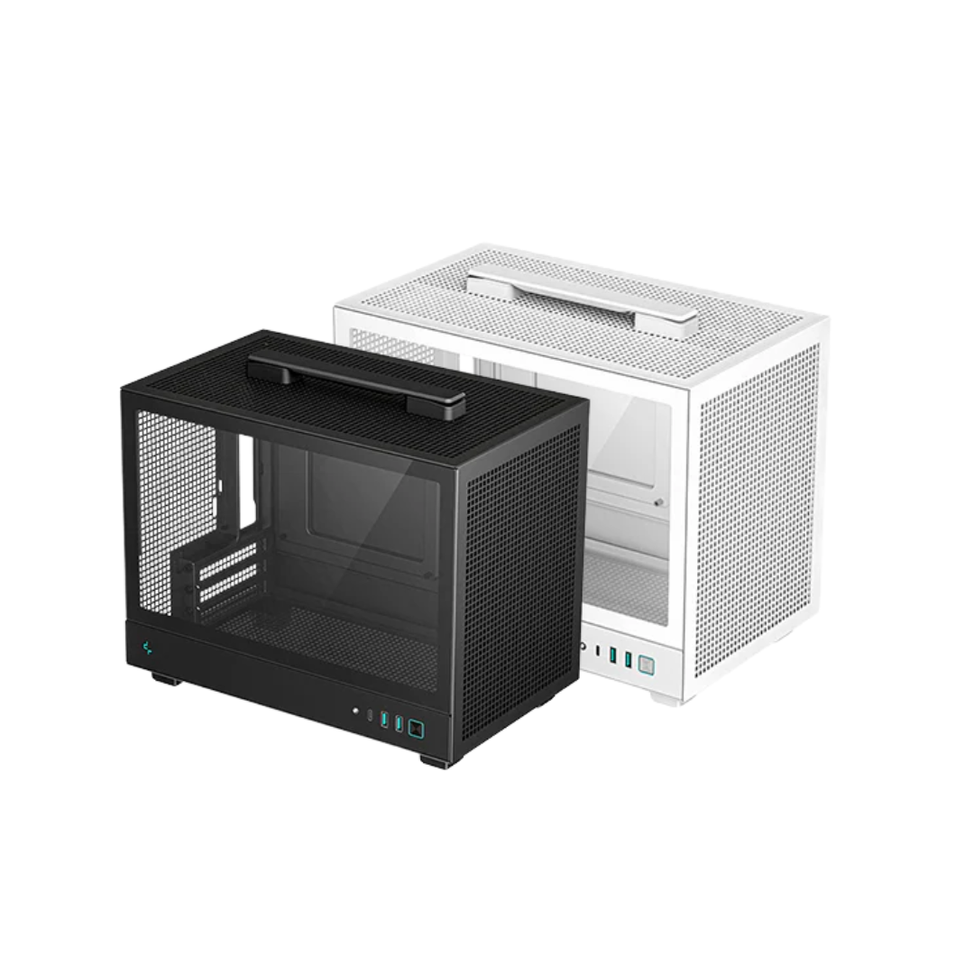 Deepcool CH160 PLUS mATX TG Case ( White R-CH-160-WHNGMO-G | Black R-CH-160-BKNGMO-G )