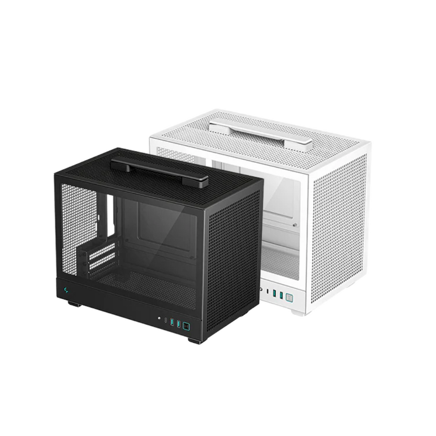 Deepcool CH160 PLUS mATX TG Case ( White R-CH160-WHNGM0-G | Black R-CH ...