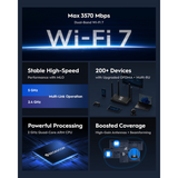 Cudy WR3600 BE3600 Dual Band WIFI7Gigabit Mesh Solution Router