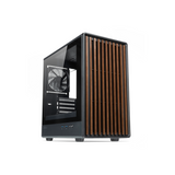 Tecware Timber M High Airflow Black TG mATX Case w/ 4x120mm Fan