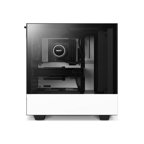 NZXT H510 Flow White ATX TG Mid Tower (2X120mm) Casing CA-H52FW-01