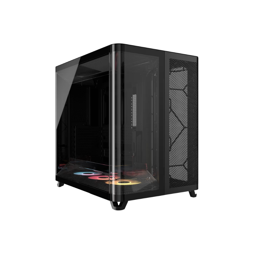 Corsair AIR 5400 RS-R ARGB TG Triple Chamber Mid-Tower PC Case ( Black CC-9011318-WW | White CS-CC-9011319-WW )