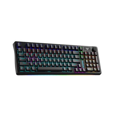 Aula S98 Black Tri-Mode RGB 98Keys Rainbow Light Red Switch