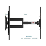 North Bayou NBSP5 WallMount 75''-110'' 200Ibs/90.9kg Vesa 400*400-800*600