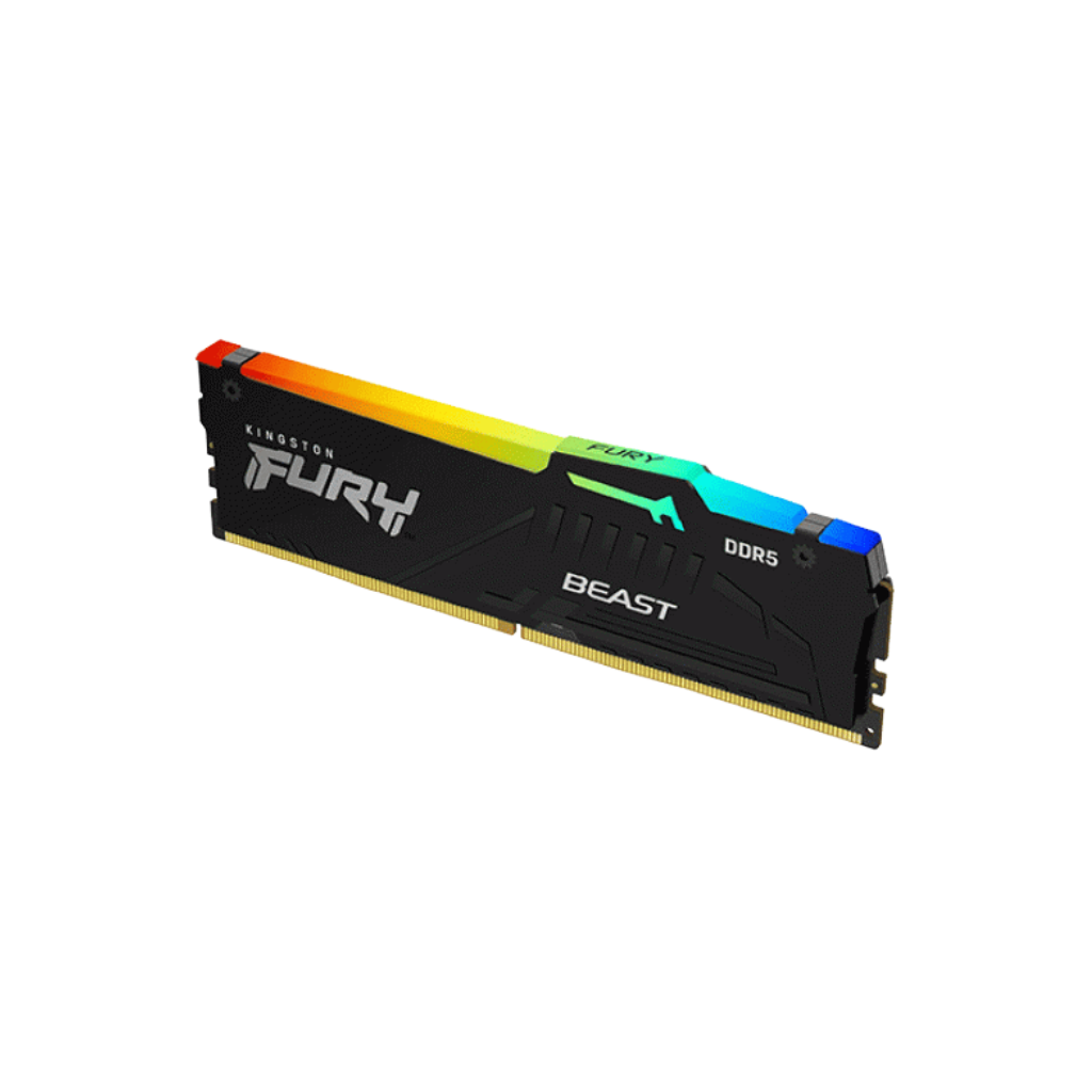 Kingston Fury Beast RGB 32GB single DDR5 6000MT/s CL30 KF560C30BBEA-32 Desktop Memory
