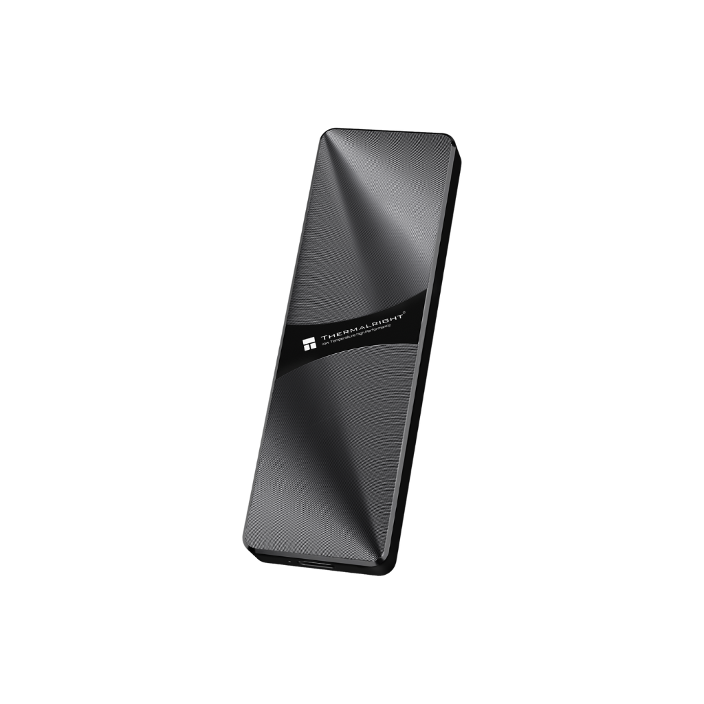 Thermalright HR-EB118 AC Black SSD M.2 NVMe Single Protocol Enclosure with USB-C to C and USB-A to A Cable