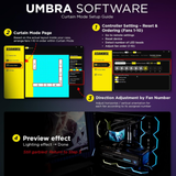 Asiahorse Umbra ARGB PWM 10-Port Fan Hub with Software