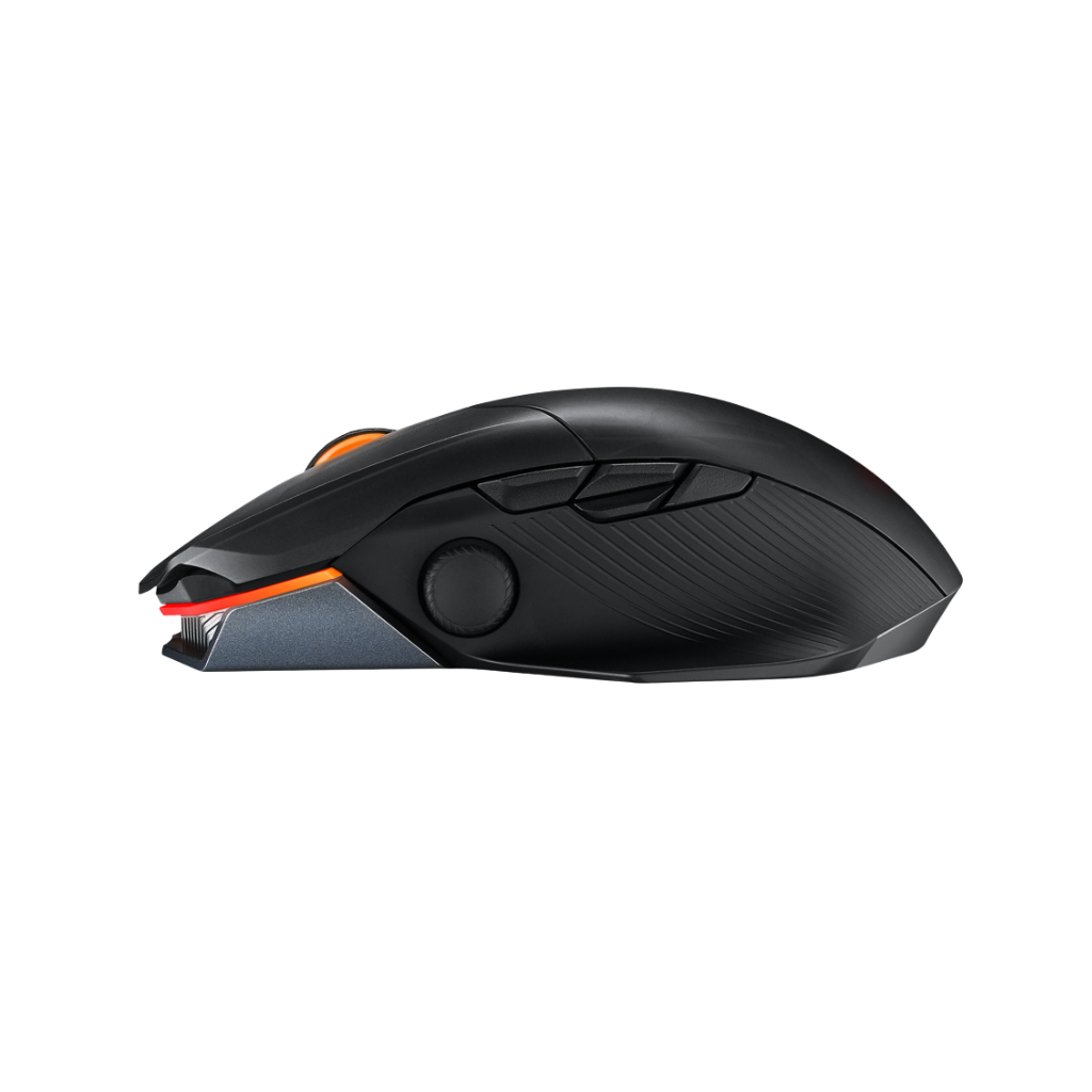 Asus ROG Chakram X Origin Wireless RGB Gaming Mouse P708 (Translucent Black & Silver)