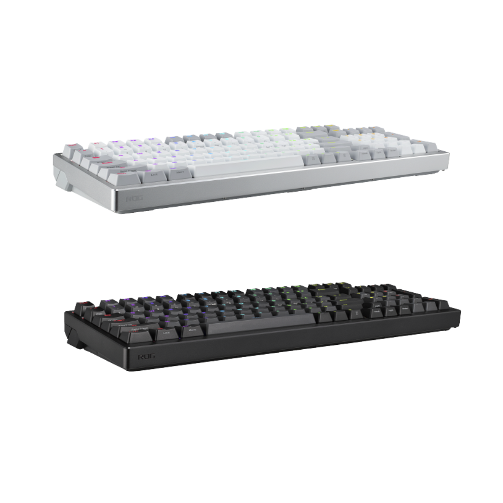 Asus ROG Azoth 96HE 96% Wireless Analog Gaming Keyboard M902 ROG HFX V2 Magnetic Switch (Black/White)