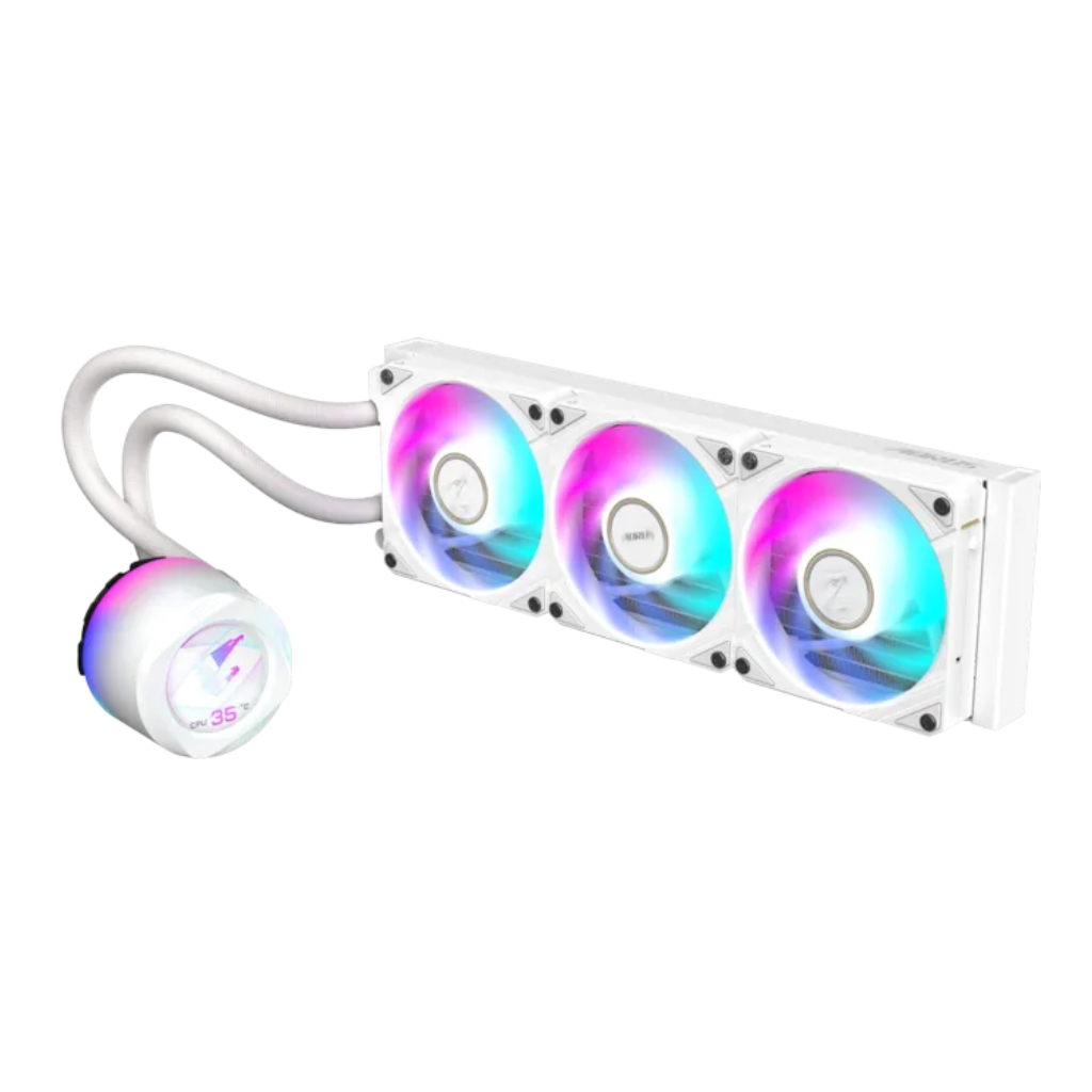Gigabyte Aorus Waterforce X II 360 ICE ARGB Fan w/ EZ-Chain MAG, Circular LCD Display AIO Liquid Cooler GP-AORUS-WATERFORCE-X-II-360I