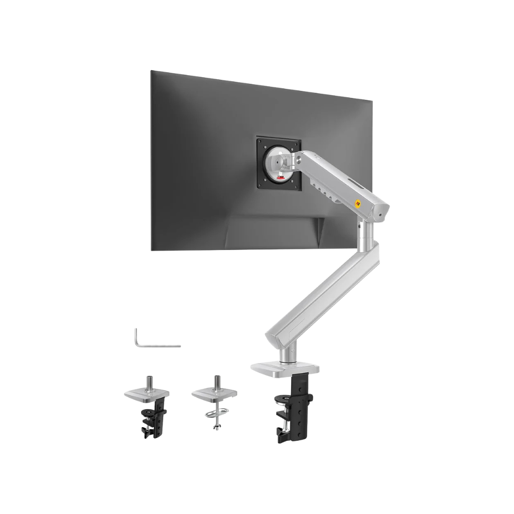 North Bayou A5-XE Single Deskmount 17-32" (75x100) 2-7kg White