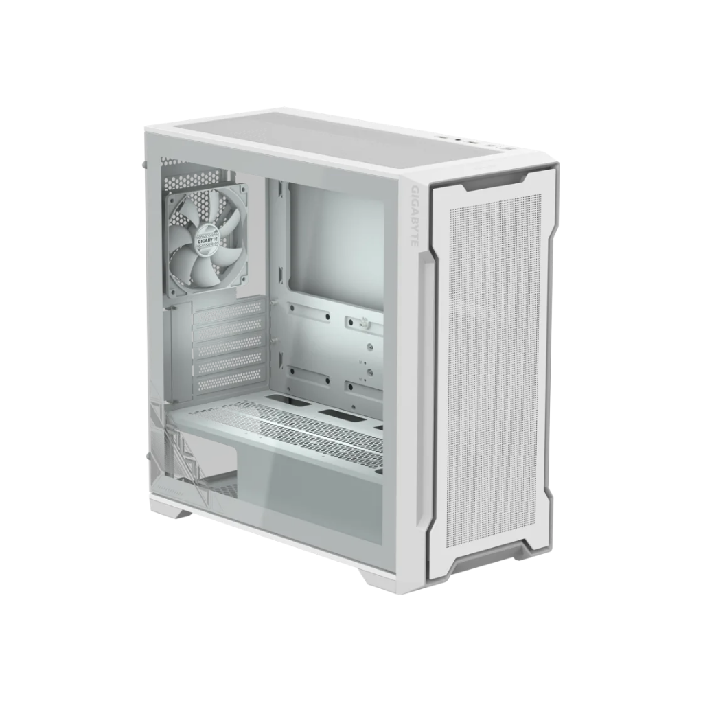 Gigabyte C102GI GLASS ICE Mid Tower Tempered Glass Gaming Case White – GP-C102GI
