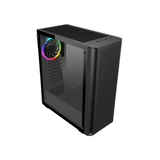 Trendsonic Breeze BR15A Mesh Front/TG Side Panel ATX PC Case with 4x120mm Fan