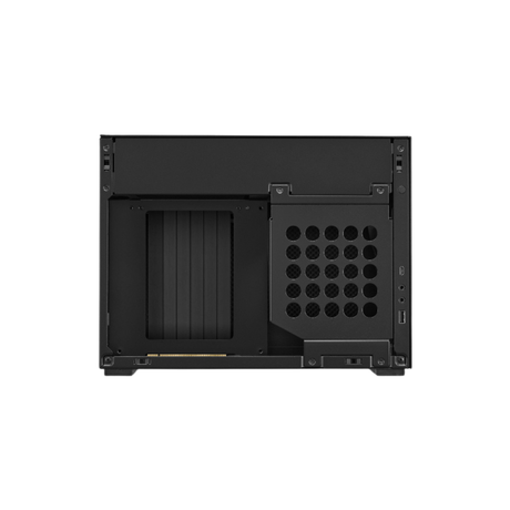 Lian Li A4-H2O w/ PCIe5 BLACK Aluminum Mini-ITX Case A4H2OX5