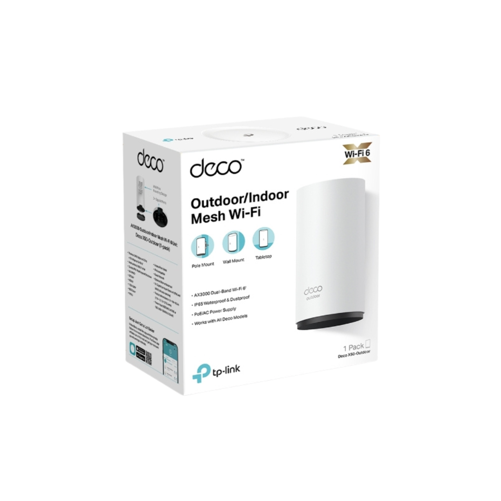 Tp-Link Deco X50 Outdoor (1 Pack) AX3000 Outdoor Whole Home Mesh WiFi6
