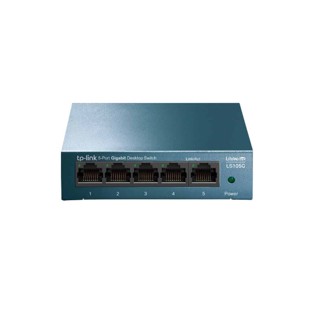 TP-Link LS105G 5-Port 10/100/1000Mbps Desktop Network Switch