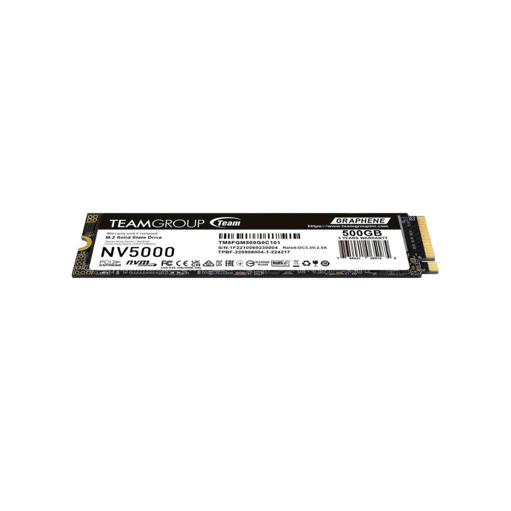 TeamGroup NV5000 500GB M.2 PCIe 4.0 x4 SSD TM8FGM500G0C101