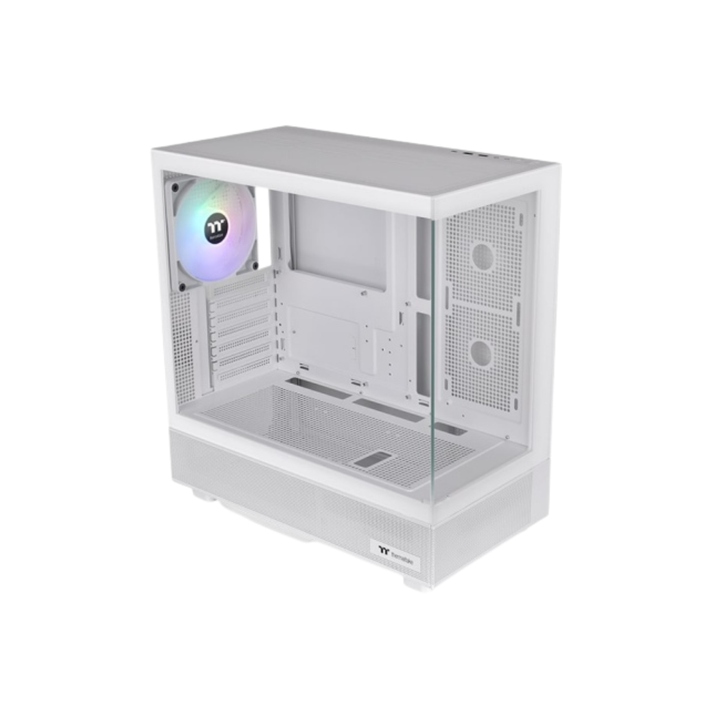 Thermaltake View 270 TG ARGB Mid Tower ATX Tempered Glass PC Case SNOW with 1x120mm Fan