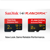 Sandisk Extreme Pro 64GB 200MB/S MICROSDXC UHS-1 Card With Adapter SDSQXCU-064G-GS6MA