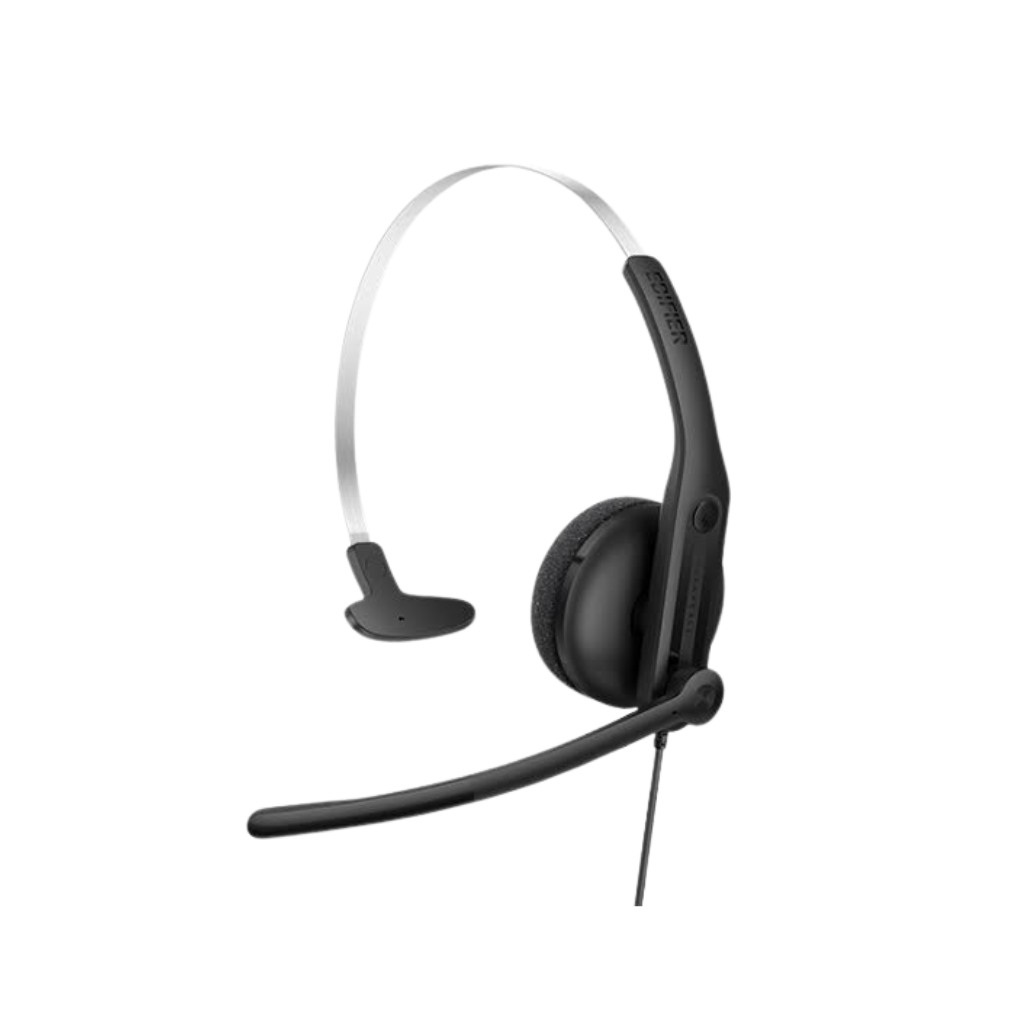 Edifier CC100 Wired Mono Headset with Microphone Built-in mics with AI noise canceling