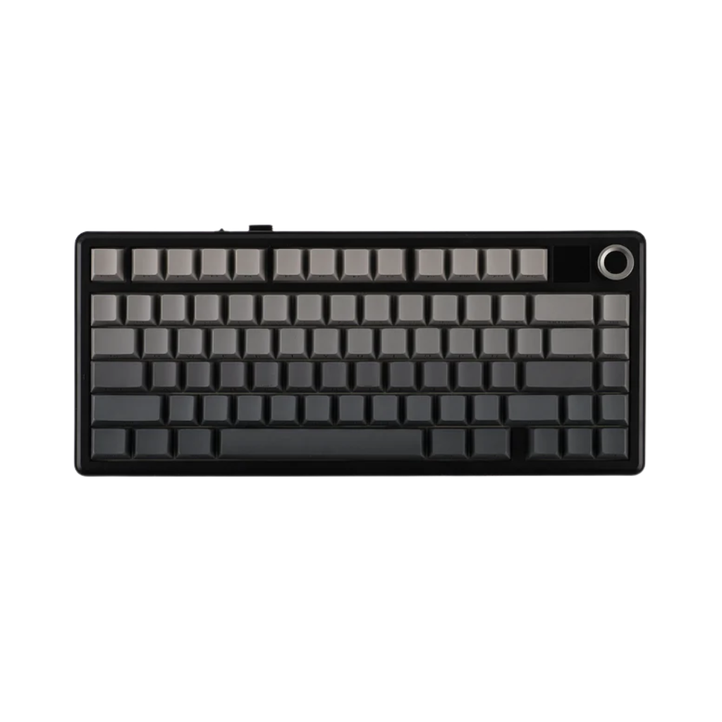 Aula F75 Max Wireless RGB Gradient Gray Reaper Switch Mechanical Keyboard with TFT screen and Knob