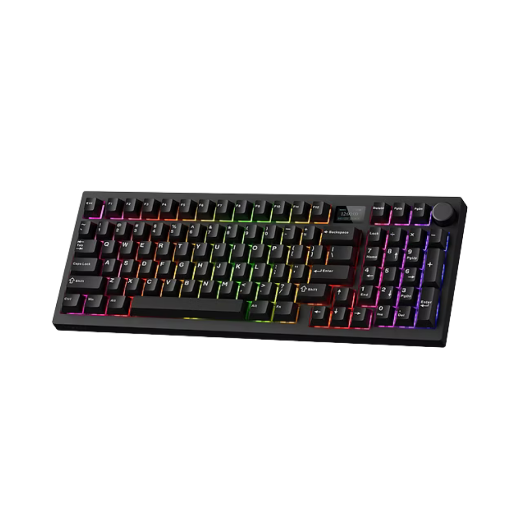 Tecware Spectre Evo 96 BLACK LCD 3-Mode Gaming Keyboard ( Switch: Purple Tactile | Blue Linear )