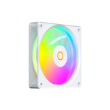 Ocypus Gamma F12 Elite White 120mm Reverse ARGB PWM Transparent Fan GAMMA-F12-WH1AM01E-GL