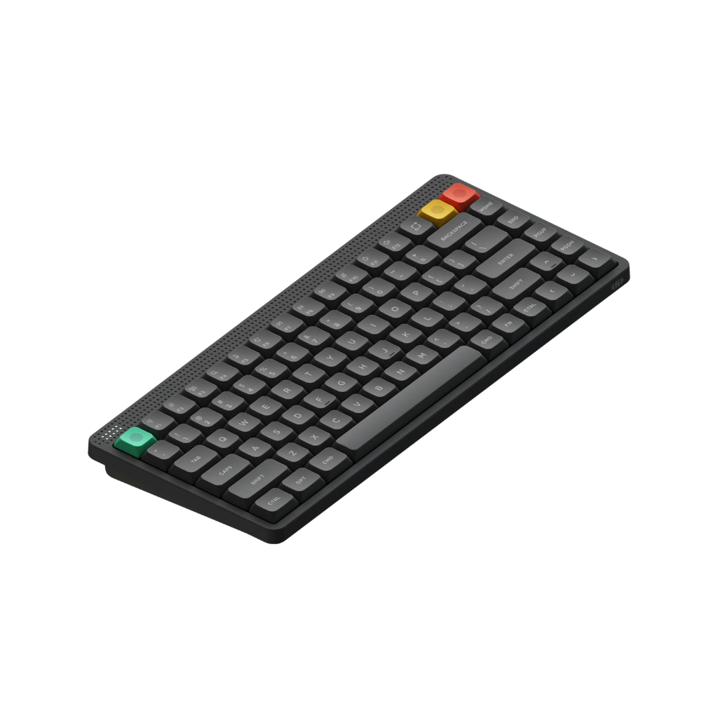 Nuphy Node75 Low-Profile | Blush Nano Keyboard ( Gray / White )