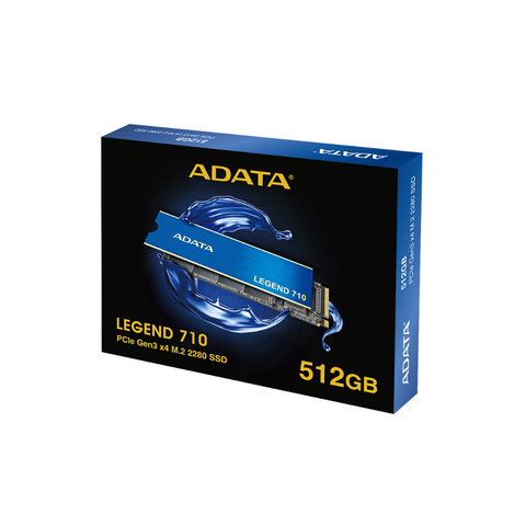 Adata Legend 710 512GB PCIe Gen3 x4 M.2 NVME 2280 Internal SSD ALEG-710-512CGS