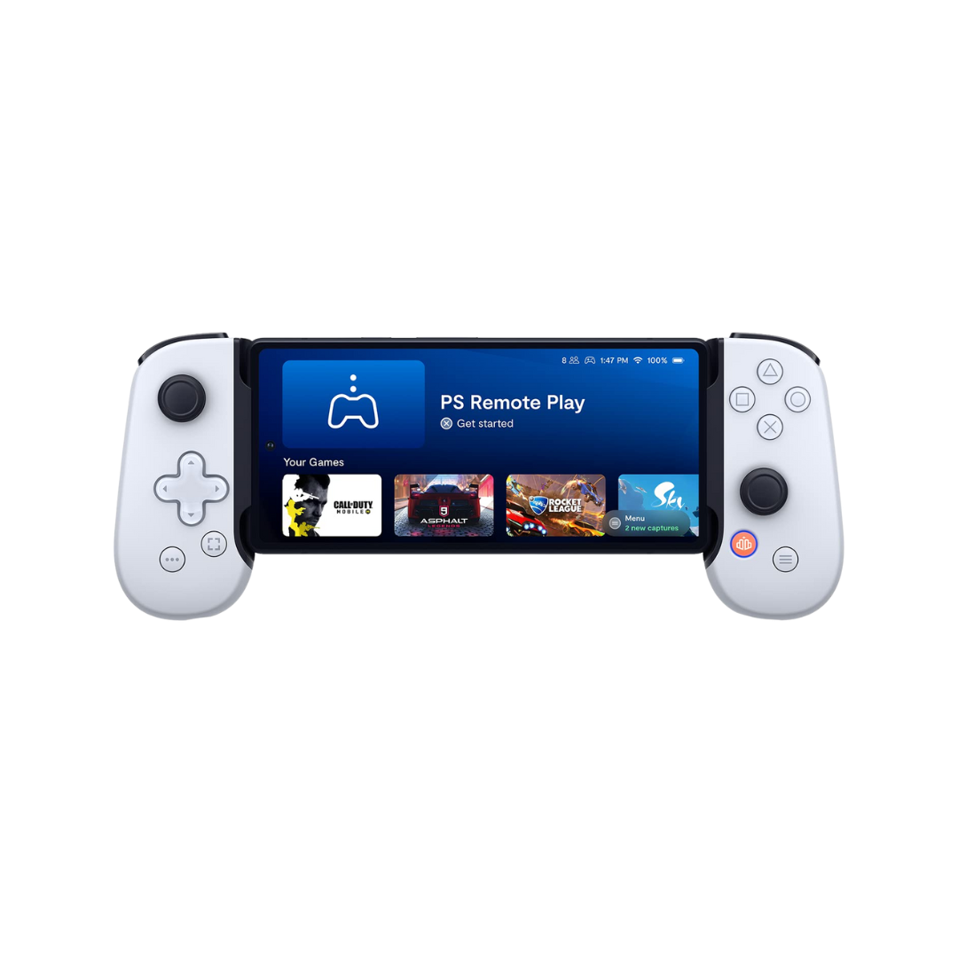 Backbone One V2 Playstation Edition USB-C Mobile Gaming Controller BB-51-P-WS with Backbone One Carrying Case (Black)