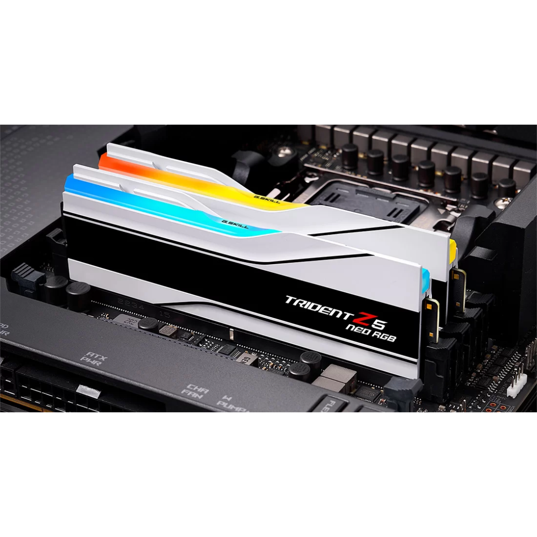 G.Skill Trident Z5 NEO RGB 64GB DDR5 6000MTs F5-6000J2836G32GX2-TZ5NRW Desktop Memory